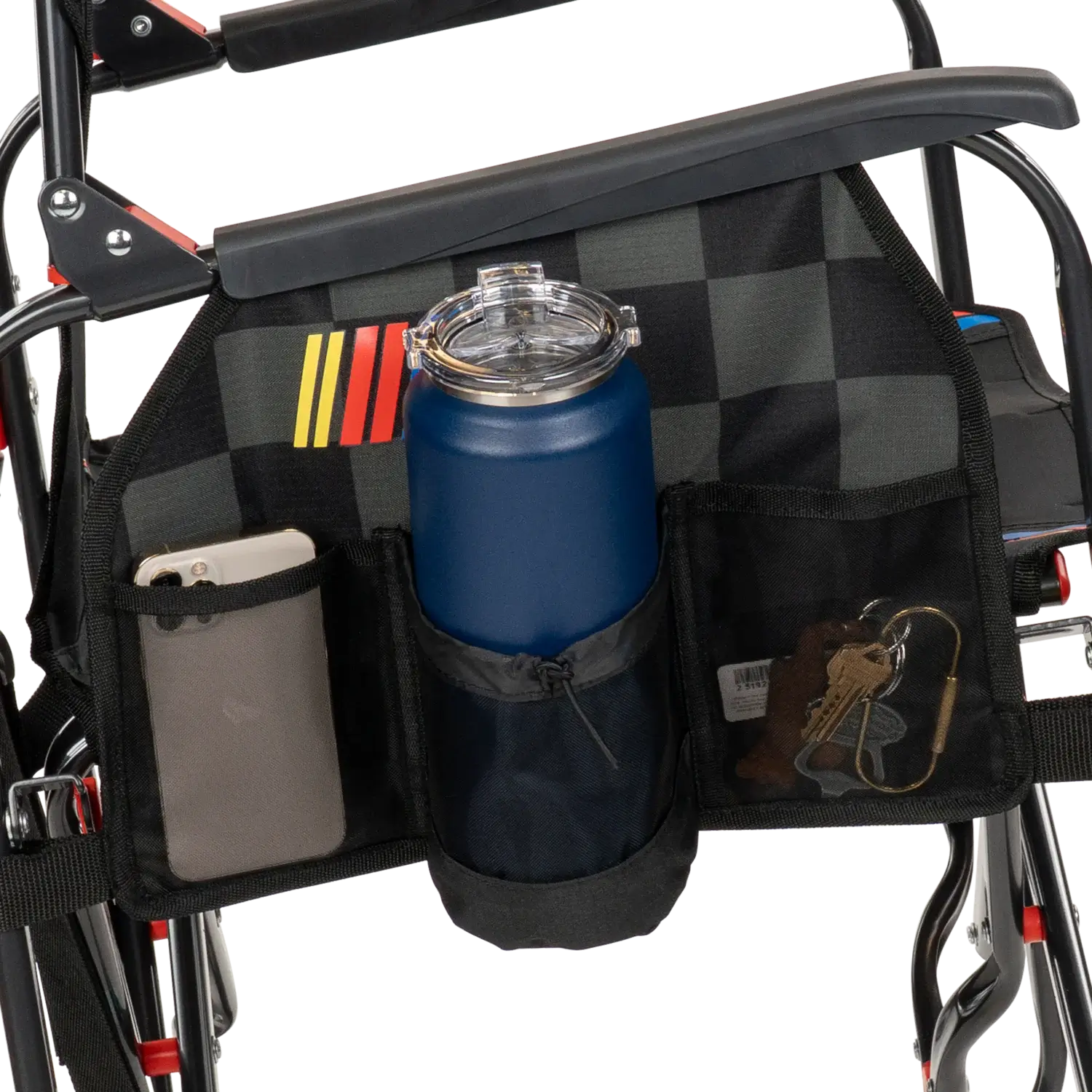 Heavy-Duty Freestyle Adjustable Rocker - NASCAR - Choice 899 - Patented Spring-Action Rocking Chair for Camping Detail