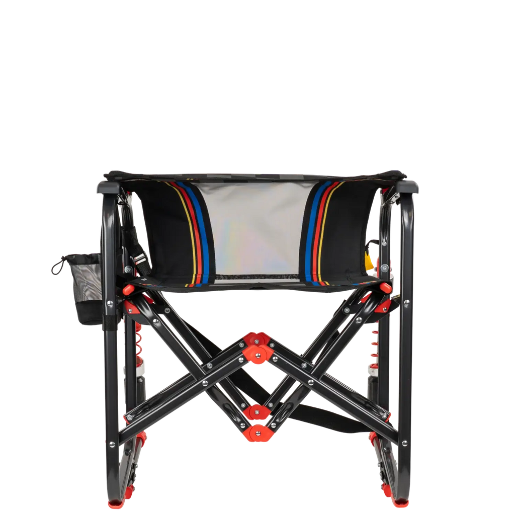 Heavy-Duty Freestyle Adjustable Rocker - NASCAR - Choice 899 - Patented Spring-Action Rocking Chair for Camping Detail