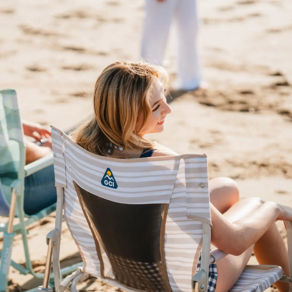 Smooth Motion Beach Rocker - Choice 712 - Patented Spring-Action Rocking Chair for Camping Detail