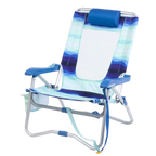 Backpack Travel Bi-Fold Beach Chair - Choice 601 - Low-Profile Reclining Beach Chair with Backpack Straps Detail