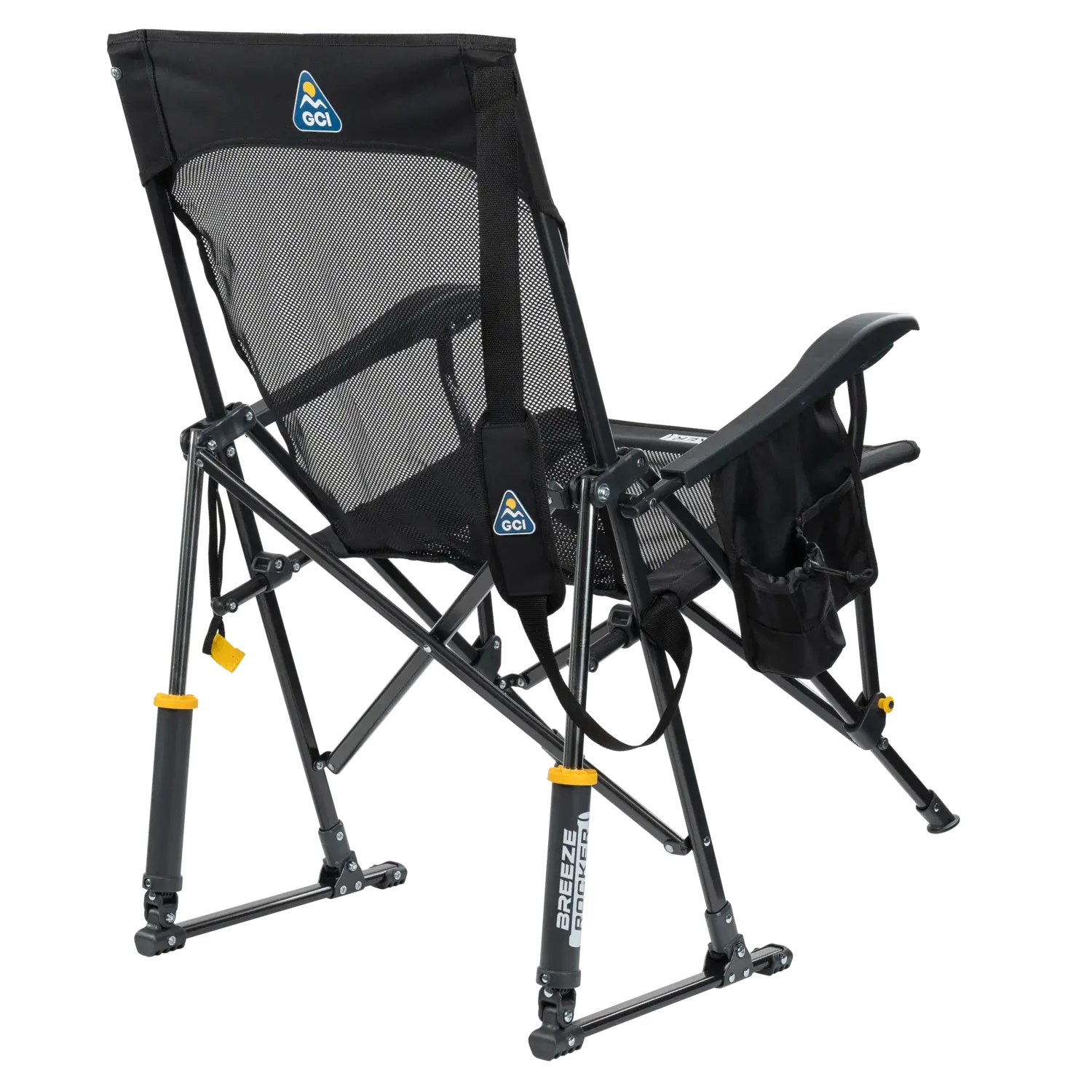 Patented Spring-Action BreezeRocker - Choice 504 - Patented Spring-Action Rocking Chair for Camping Detail