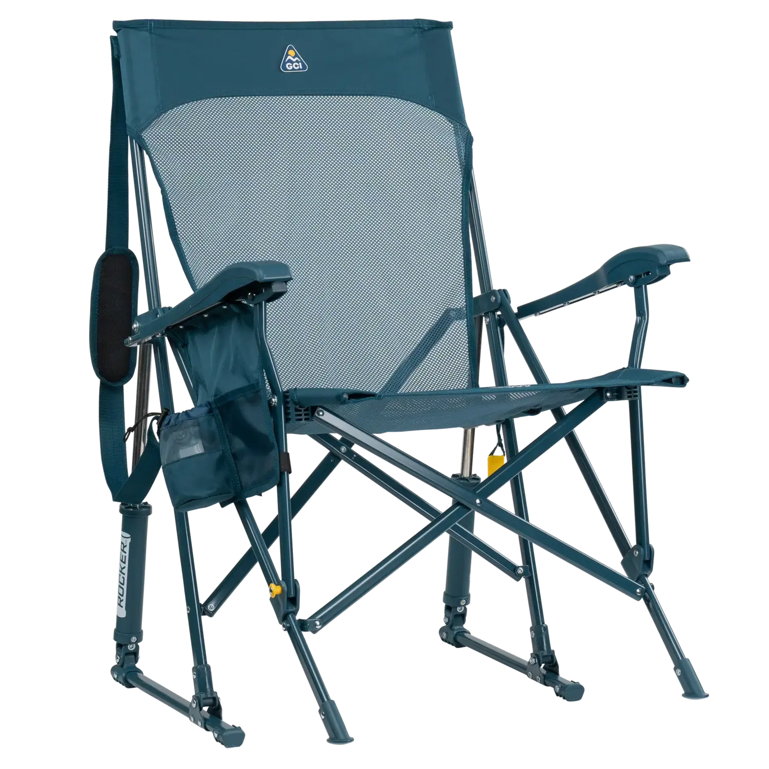 Patented Spring-Action BreezeRocker - Choice 504 - Patented Spring-Action Rocking Chair for Camping - Teal