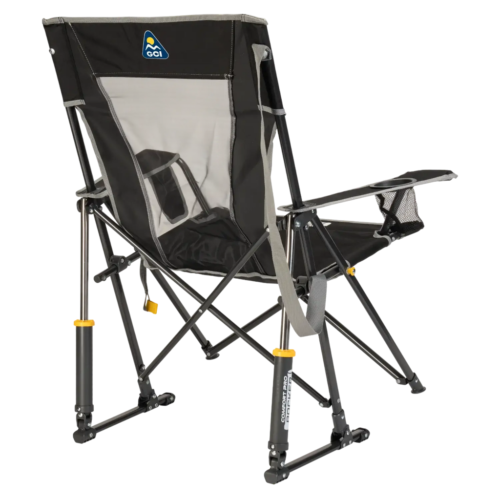 Heavy-Duty Freestyle Comfort Pro Rocker - Choice 375 - RoadTrip Rocker Smooth Motion Camp Chair Detail
