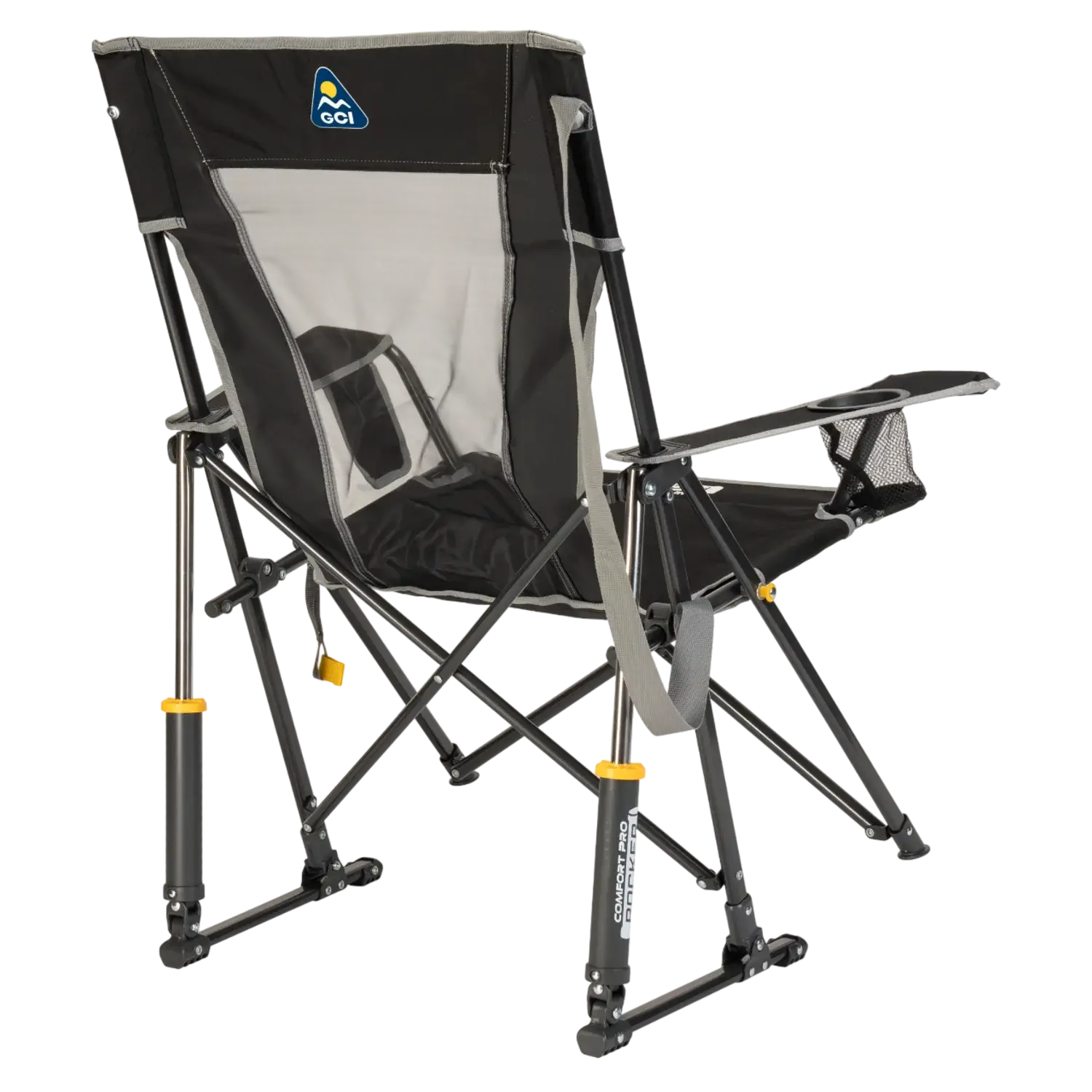 Heavy-Duty Freestyle Comfort Pro Rocker - Choice 375 - RoadTrip Rocker Smooth Motion Camp Chair Detail