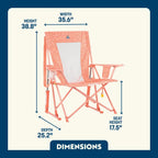 Heavy-Duty Freestyle Comfort Pro Rocker - Choice 375 - RoadTrip Rocker Smooth Motion Camp Chair Detail