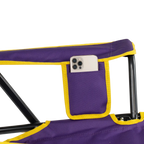 Patented Spring-Action College Comfort Pro Rocker - LSU Tigers - Choice 880 - Freestyle Rocker Portable Outdoor Folding Chair Detail