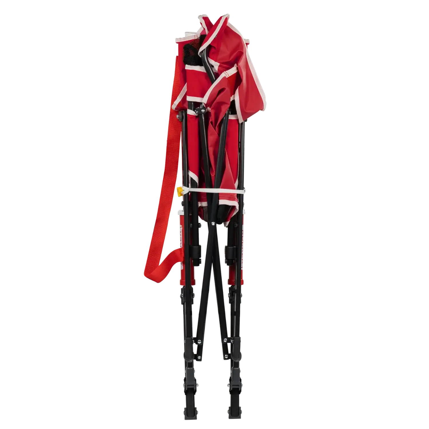 Premium All-Weather College Comfort Pro Rocker - Nebraska Cornhuskers - Choice 161 - Heavy-Duty Kickback Rocker with Beverage Holder Detail