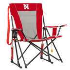 Premium All-Weather College Comfort Pro Rocker - Nebraska Cornhuskers - Choice 161 - Heavy-Duty Kickback Rocker with Beverage Holder - Default Title