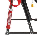Premium All-Weather College Comfort Pro Rocker - Nebraska Cornhuskers - Choice 161 - Heavy-Duty Kickback Rocker with Beverage Holder Detail
