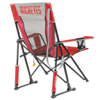 Smooth Motion College Comfort Pro Rocker - Ohio State Buckeyes - Choice 676 - Freestyle Rocker Portable Outdoor Folding Chair Detail