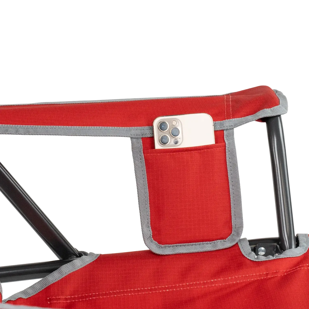 Smooth Motion College Comfort Pro Rocker - Ohio State Buckeyes - Choice 676 - Freestyle Rocker Portable Outdoor Folding Chair Detail