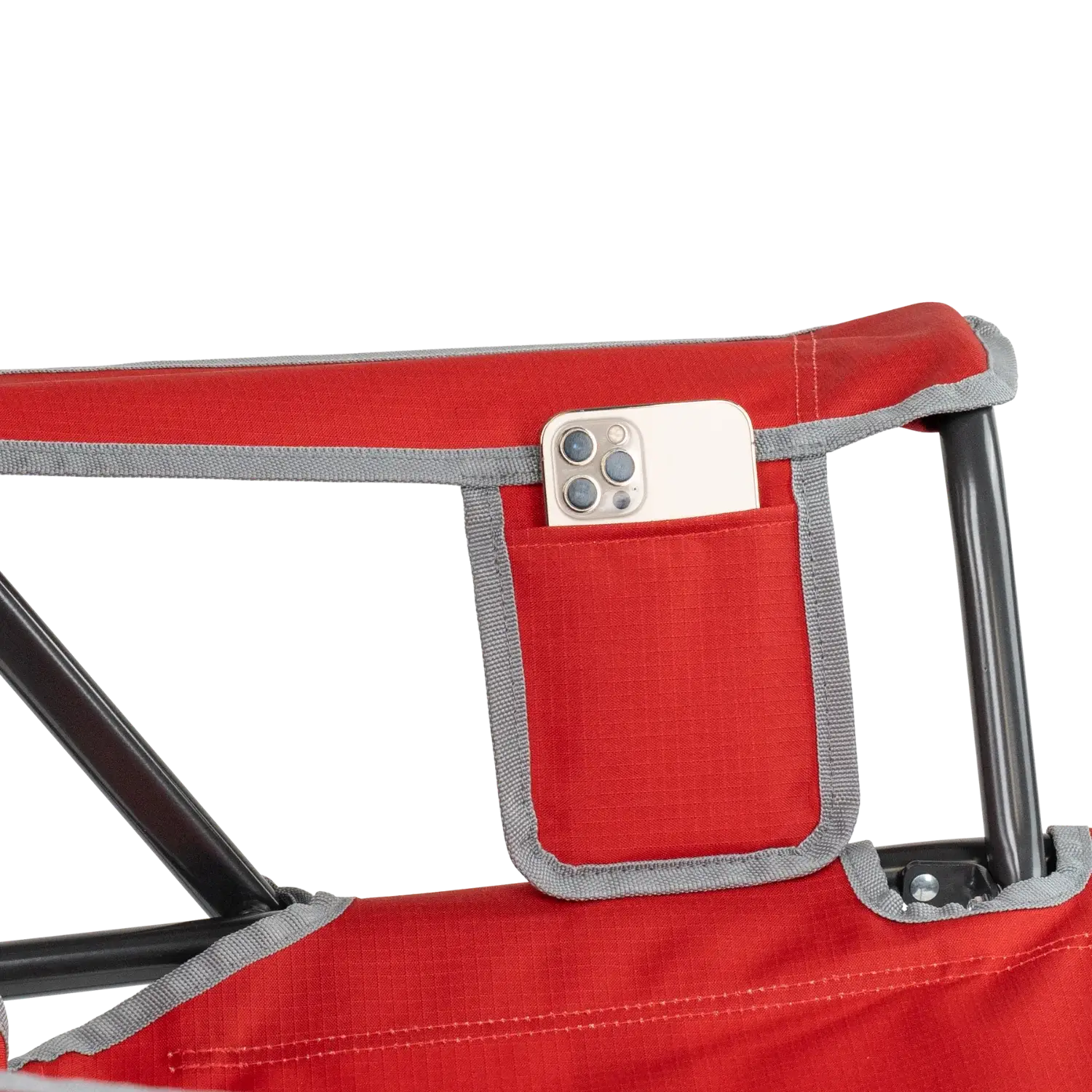 Smooth Motion College Comfort Pro Rocker - Ohio State Buckeyes - Choice 676 - Freestyle Rocker Portable Outdoor Folding Chair Detail