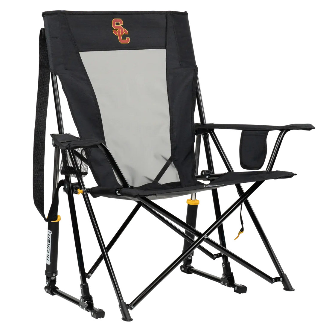 Smooth Motion College Comfort Pro Rocker - USC Trojans - Choice 856 - Patented Spring-Action Rocking Chair for Camping - Default Title
