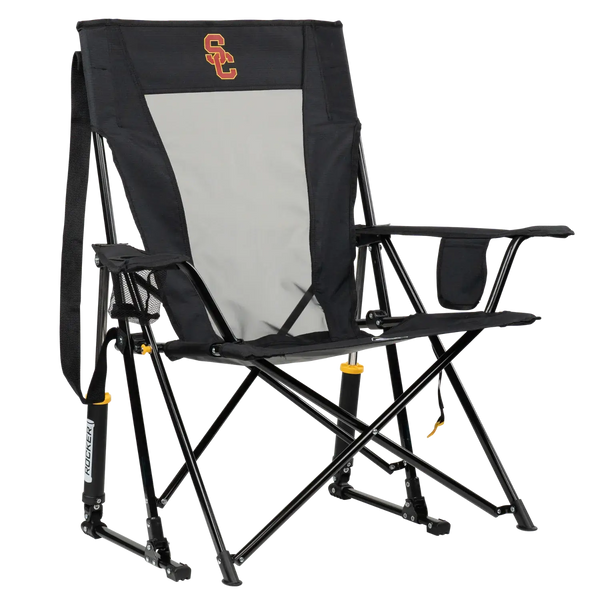 Smooth Motion College Comfort Pro Rocker - USC Trojans - Choice 856 - Patented Spring-Action Rocking Chair for Camping - Default Title