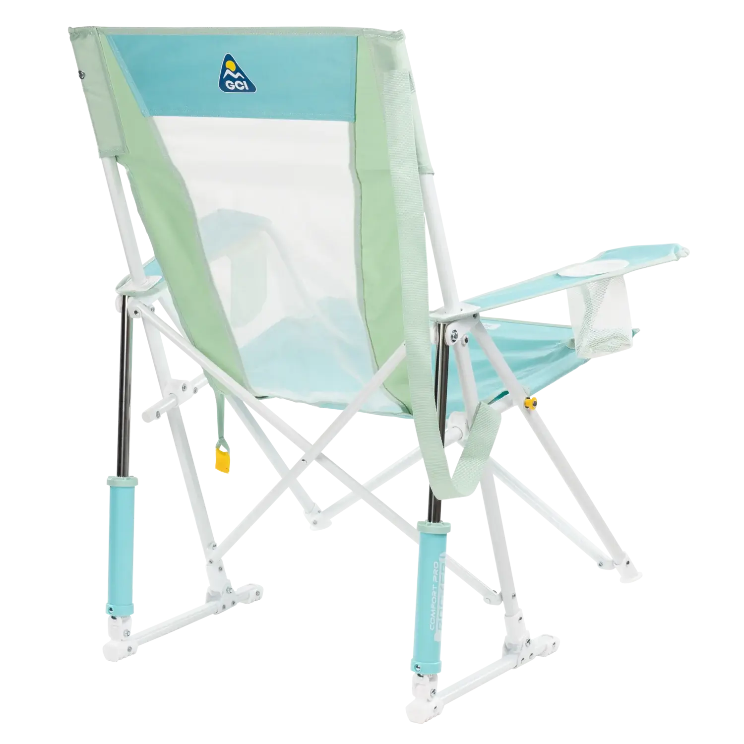 Heavy-Duty Freestyle Comfort Pro Rocker - Choice 375 - RoadTrip Rocker Smooth Motion Camp Chair Detail