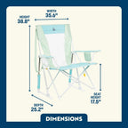 Heavy-Duty Freestyle Comfort Pro Rocker - Choice 375 - RoadTrip Rocker Smooth Motion Camp Chair Detail