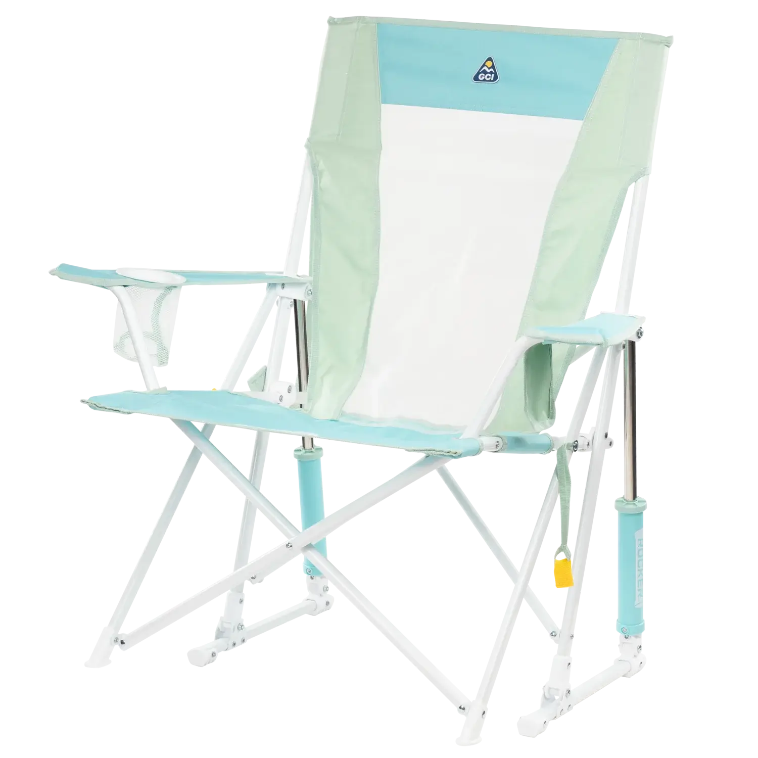 Heavy-Duty Freestyle Comfort Pro Rocker - Choice 375 - RoadTrip Rocker Smooth Motion Camp Chair Detail