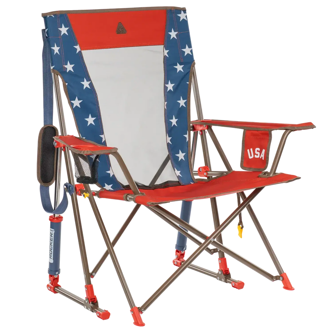 Patented Spring-Action Comfort Pro Rocker - USA Anniversary Deluxe - Choice 424 - RoadTrip Rocker Smooth Motion Camp Chair - Default Title