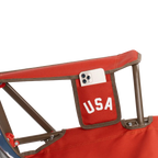 Patented Spring-Action Comfort Pro Rocker - USA Anniversary Deluxe - Choice 424 - RoadTrip Rocker Smooth Motion Camp Chair Detail