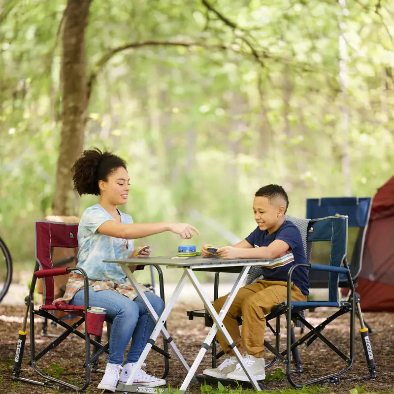 Heat-Resistant Compact Camp Table 25 - Choice 214 - Master Outdoor Kitchen Station for Tailgating & BBQ Detail