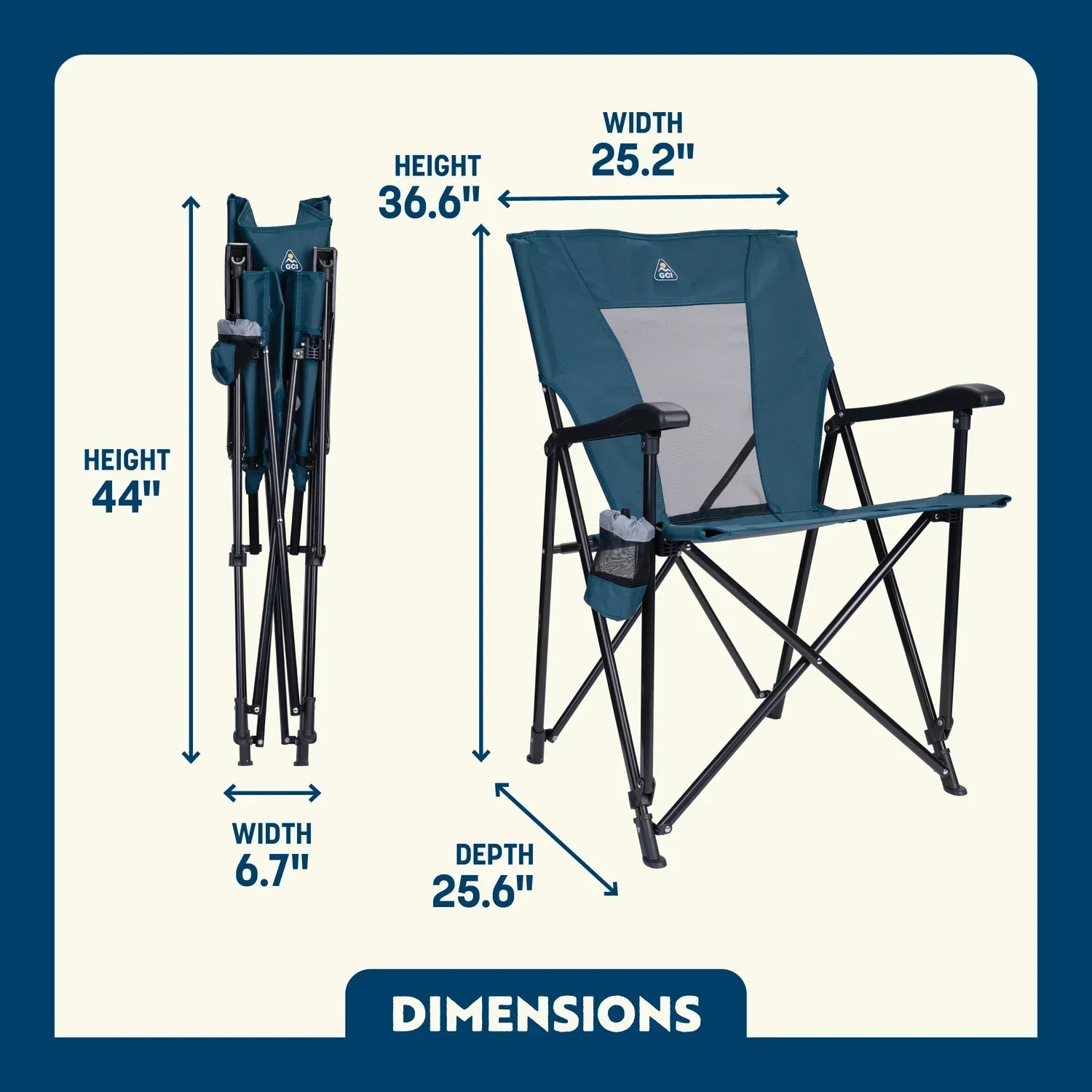 Ultra-Compact Eazy Chair - Choice 976 - Space-Saving Micro-Folding Chair for Backpacking Detail