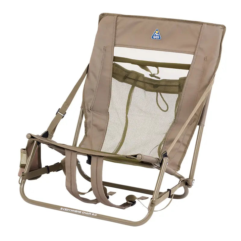 Rust-Resistant Aluminum Everywhere Chair 2 - Choice 656 - Multi-Position Outdoor Beach Chair with Pillow Detail