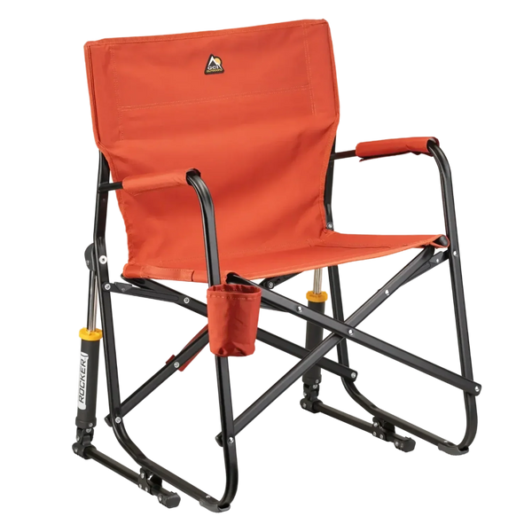 Premium All-Weather Freestyle Rocker - Pumpkin Spice - Choice 373 - RoadTrip Rocker Smooth Motion Camp Chair - Pumpkin Spice