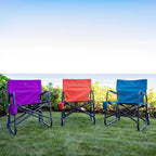 Premium All-Weather Freestyle Rocker - Pumpkin Spice - Choice 373 - RoadTrip Rocker Smooth Motion Camp Chair Detail