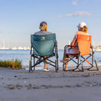 Premium All-Weather Freestyle Rocker - Pumpkin Spice - Choice 373 - RoadTrip Rocker Smooth Motion Camp Chair Detail