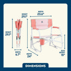 Luxury Camp Grab & Go Rocker - Choice 551 - Freestyle Rocker Portable Outdoor Folding Chair Detail