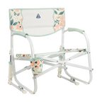 Luxury Camp Grab & Go Rocker - Choice 551 - Freestyle Rocker Portable Outdoor Folding Chair - Floral Bouquet