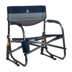Luxury Camp Grab & Go Rocker - Choice 551 - Freestyle Rocker Portable Outdoor Folding Chair - Indigo Color Block