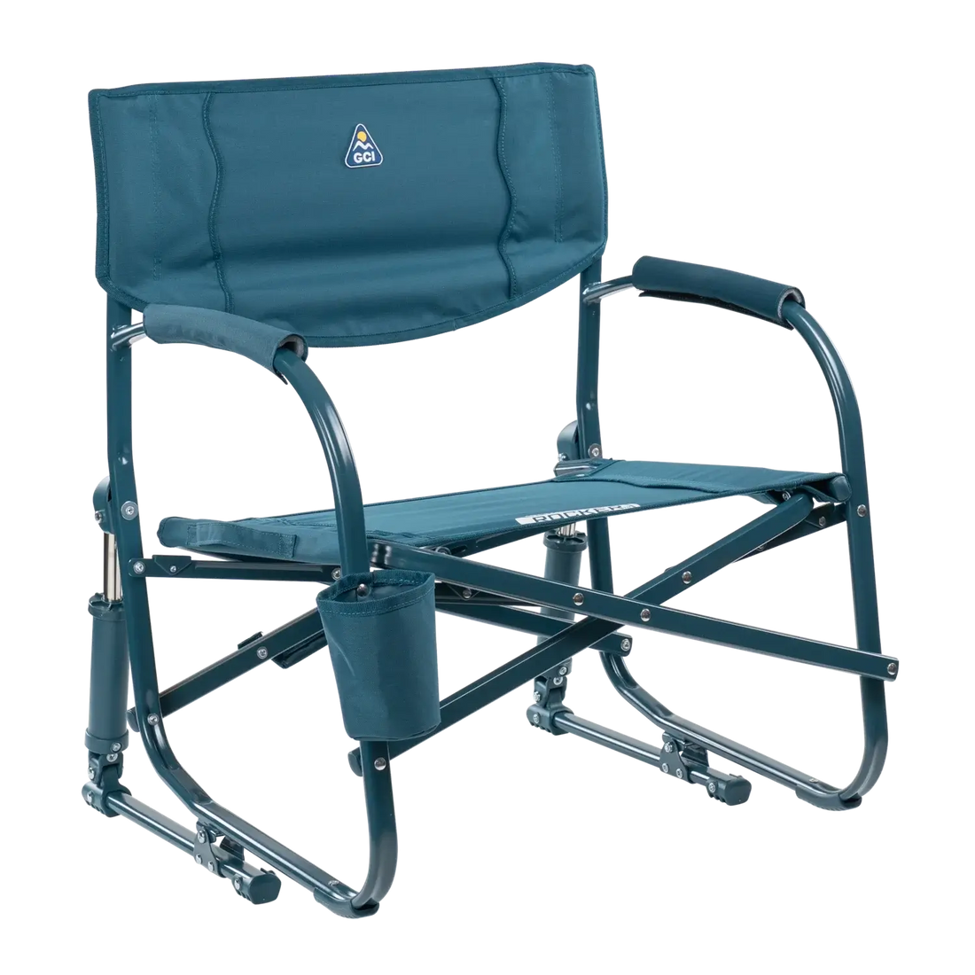 Luxury Camp Grab & Go Rocker - Choice 551 - Freestyle Rocker Portable Outdoor Folding Chair - Teal