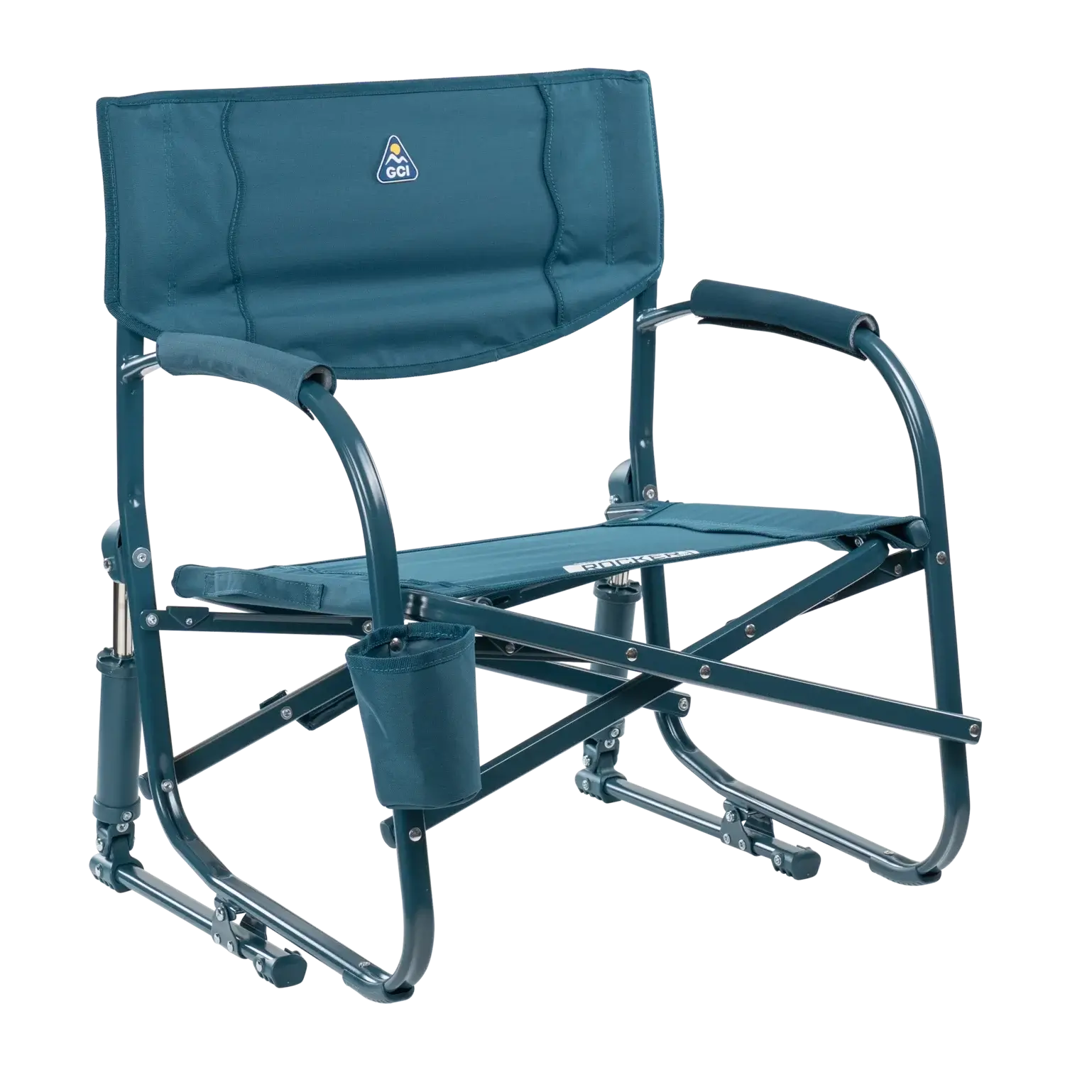 Luxury Camp Grab & Go Rocker - Choice 551 - Freestyle Rocker Portable Outdoor Folding Chair - Teal