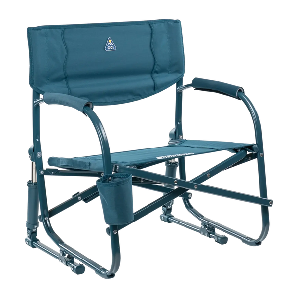 Luxury Camp Grab & Go Rocker - Choice 551 - Freestyle Rocker Portable Outdoor Folding Chair - Teal