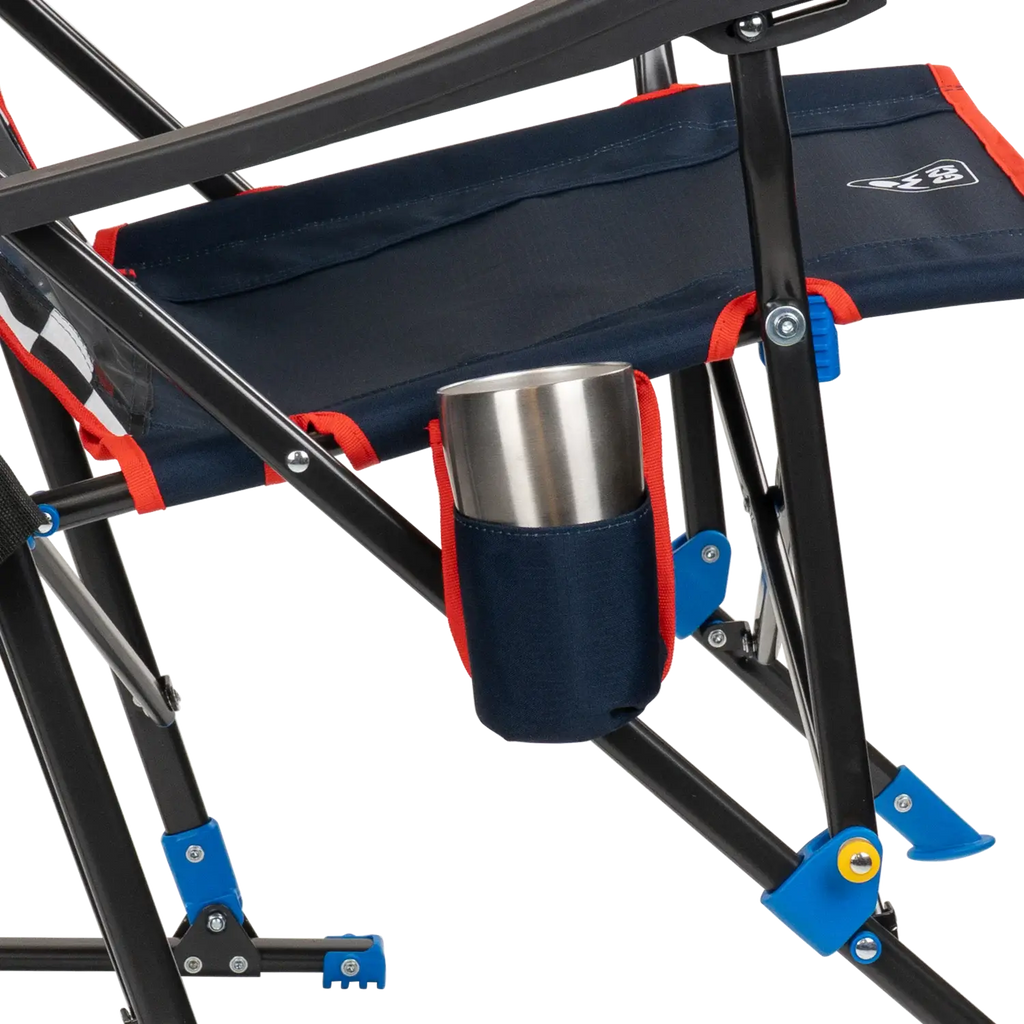 Heavy-Duty Freestyle RoadTrip Rocker - NASCAR For Him - Choice 453 - RoadTrip Rocker Smooth Motion Camp Chair Detail