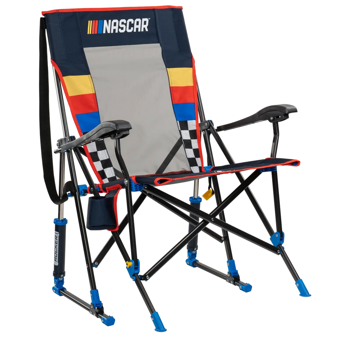 Heavy-Duty Freestyle RoadTrip Rocker - NASCAR For Him - Choice 453 - RoadTrip Rocker Smooth Motion Camp Chair - Default Title
