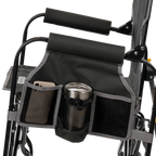 Patented Spring-Action Stowaway Rocker with Side Table - Choice 253 - Patented Spring-Action Rocking Chair for Camping Detail