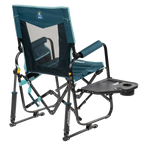 Patented Spring-Action Stowaway Rocker with Side Table - Choice 253 - Patented Spring-Action Rocking Chair for Camping Detail