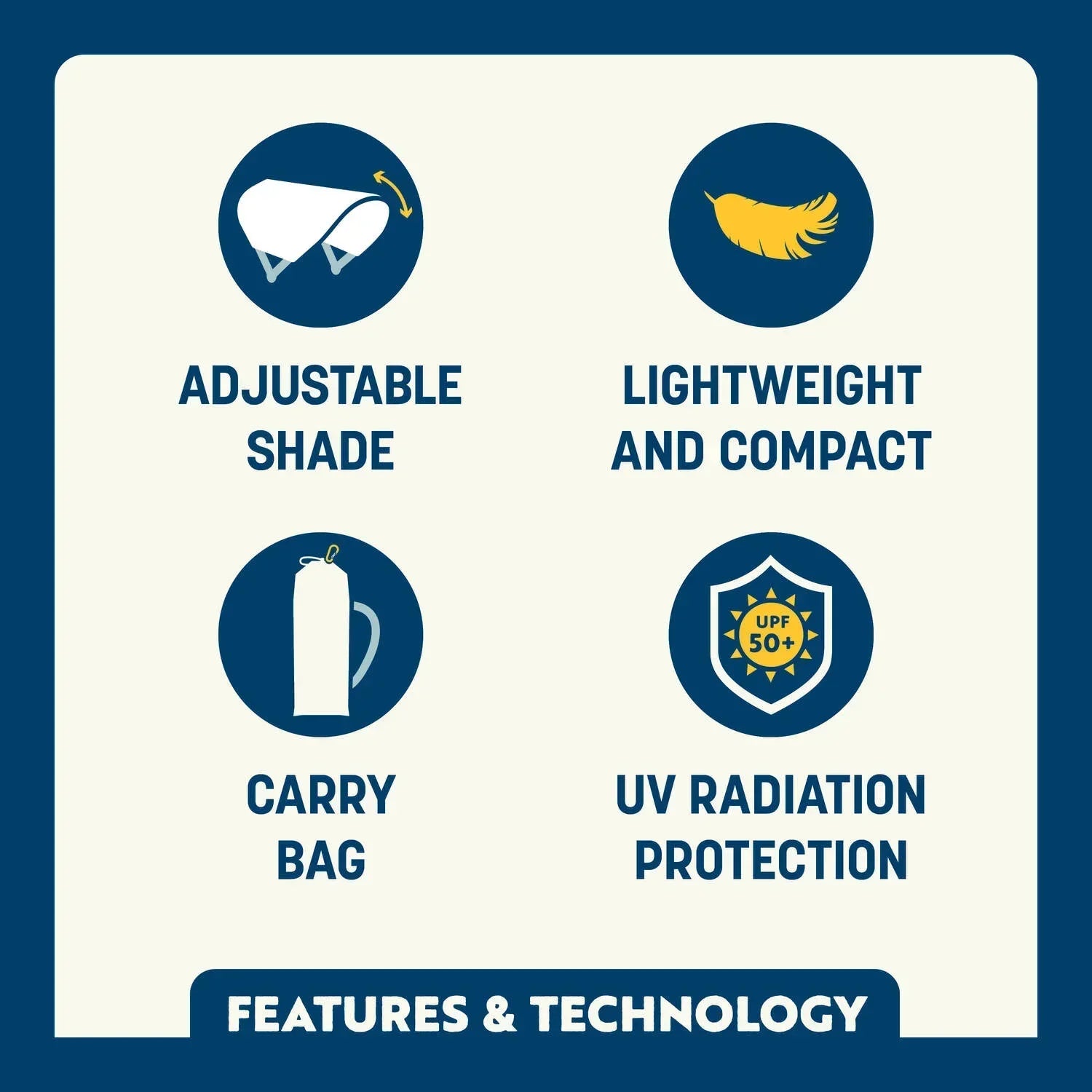 Premium All-Weather SunShade Accessory - NASCAR - Choice 704 - Instant Sunshade Umbrella for Tailgating Detail