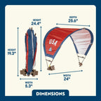 UV-Protection SunShade Accessory - USA Anniversary Deluxe - Choice 917 - Pop-Up Outdoor Sun Shelter - UV400 Protection Detail
