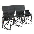 Smooth Motion Tandem Rocker - Choice 227 - Freestyle Rocker Portable Outdoor Folding Chair - Dark Charcoal